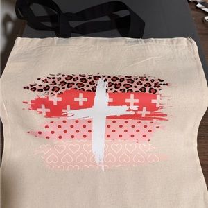 Printed canvas tote bag. Brand new.